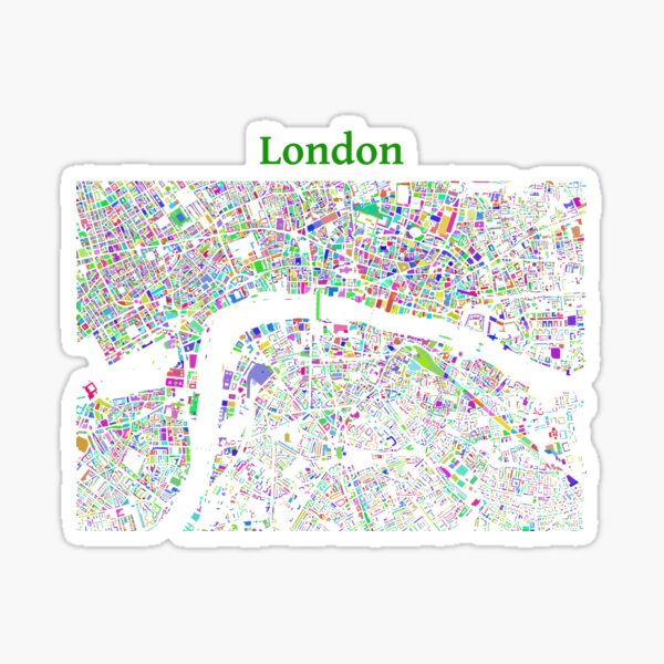 The Colours of London Sticker