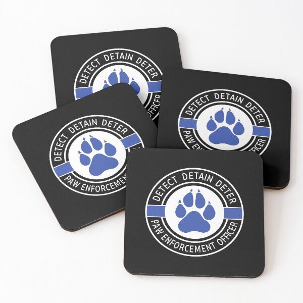 Item preview, Detect Detain Deter - Paw Enforcement Officer designed and sold by Thinline Fire Police EMS.