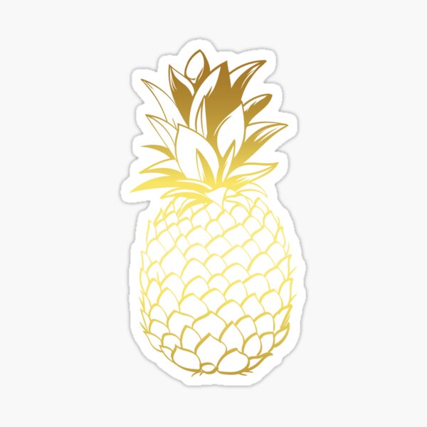 Pineapple Graphics Stickers Redbubble - roblox tree lands pineapple location youtube