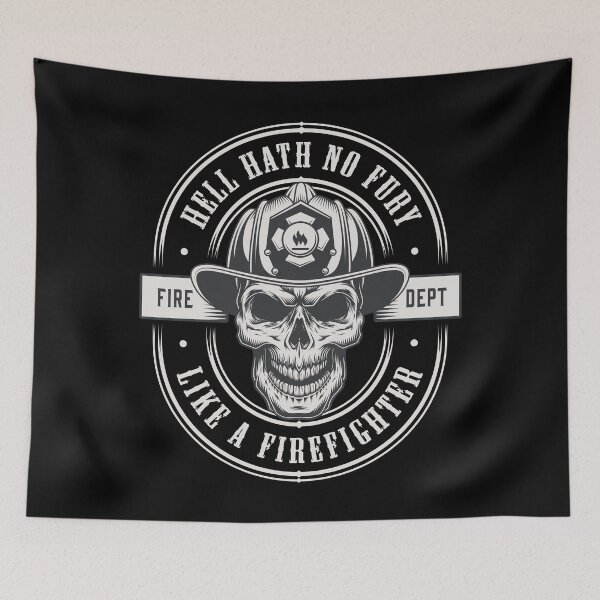 Item preview, Hell Hath No Fury Like A Firefighter Fire Department designed and sold by Vector Scout Lab.