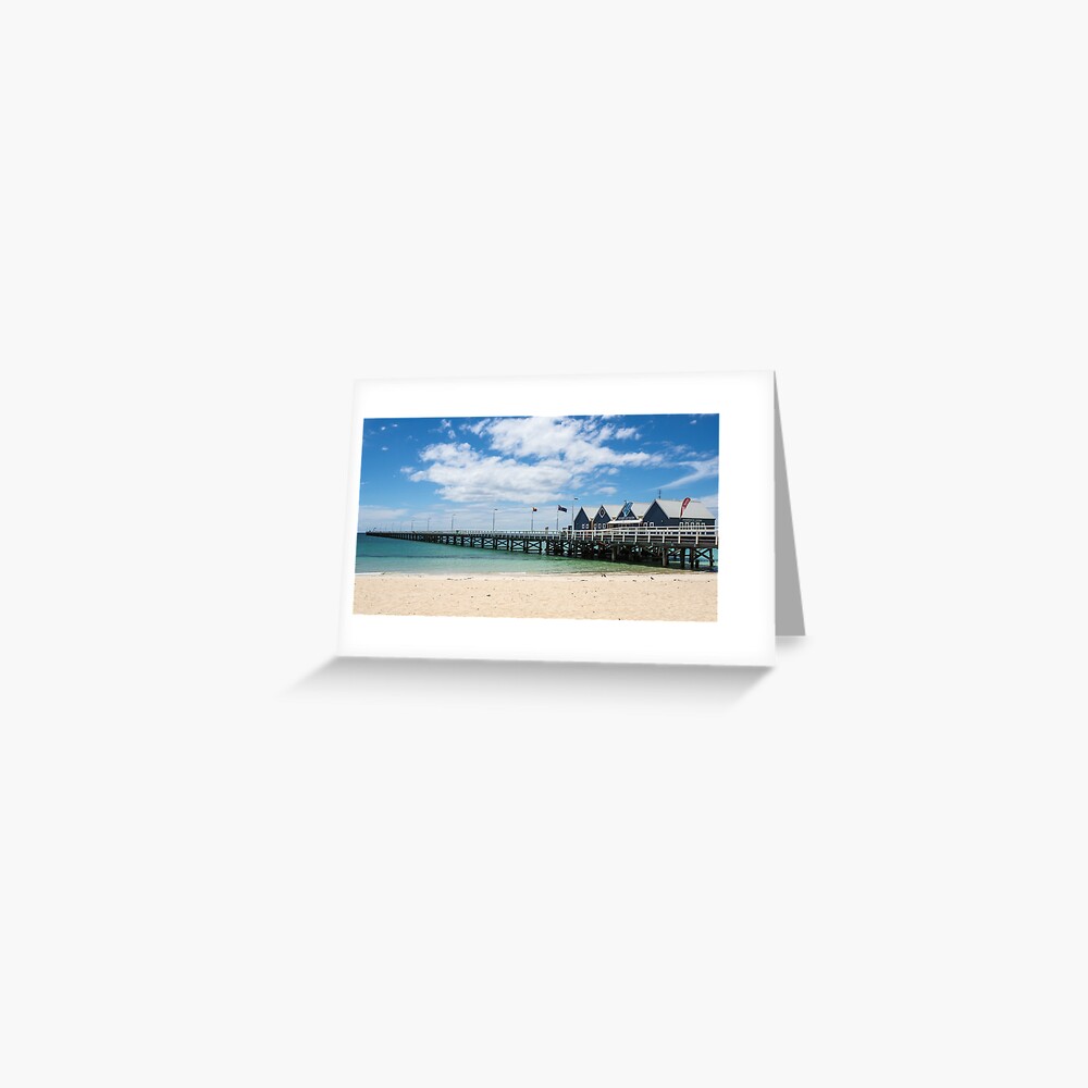 Busselton Jetty Greeting Card