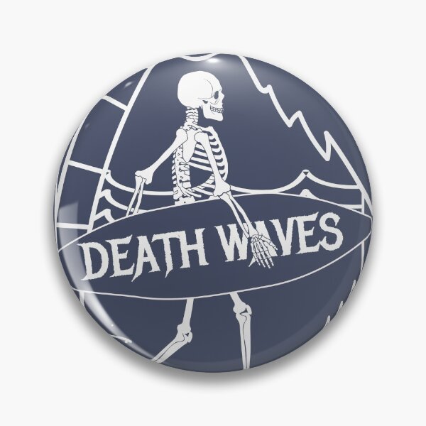 Item preview, Death waves Skeleton Surfer Artwork for summer  designed and sold by Halabe art.
