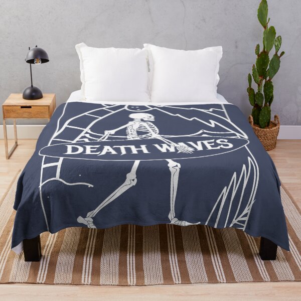 Item preview, Death waves Skeleton Surfer Artwork for summer  designed and sold by Halabe art.