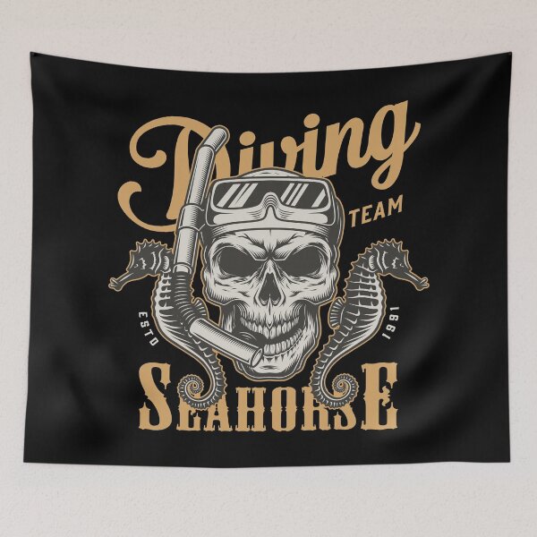 Item preview, Seahorse Diving Team designed and sold by Vector Scout Lab.