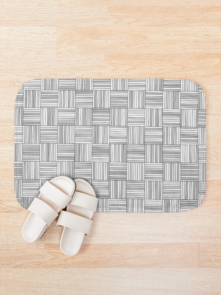 Thumbnail 1 of 6, Bath Mat, Flooring Family Pattern designed and sold by Irinapol.