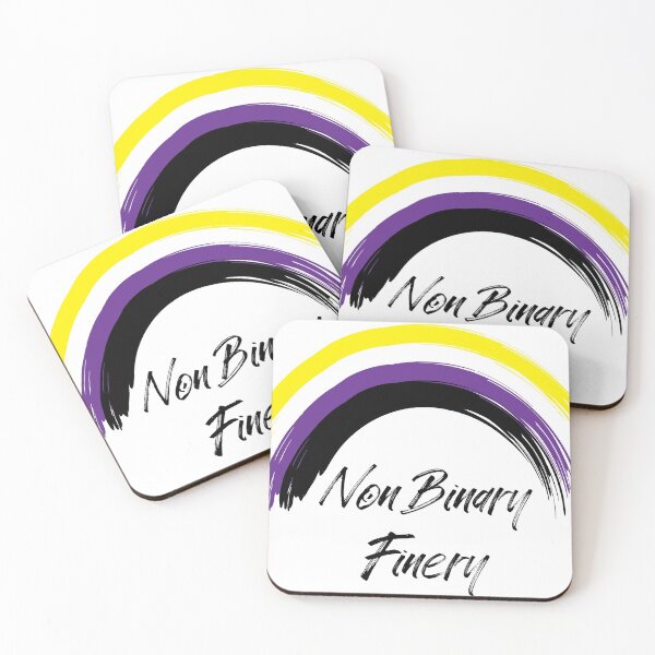 Item preview, Non Binary Finery Rainbow - Best on dark. designed and sold by TheLexyHeart.