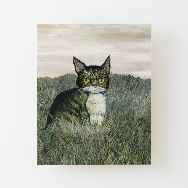 Scottish Wildcat Wood Mounted Print