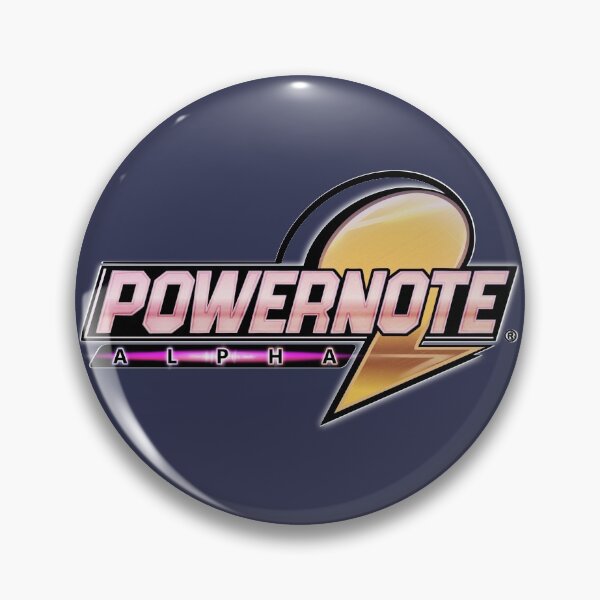 Item preview, Powernote Sticker / Pin designed and sold by Vworks.