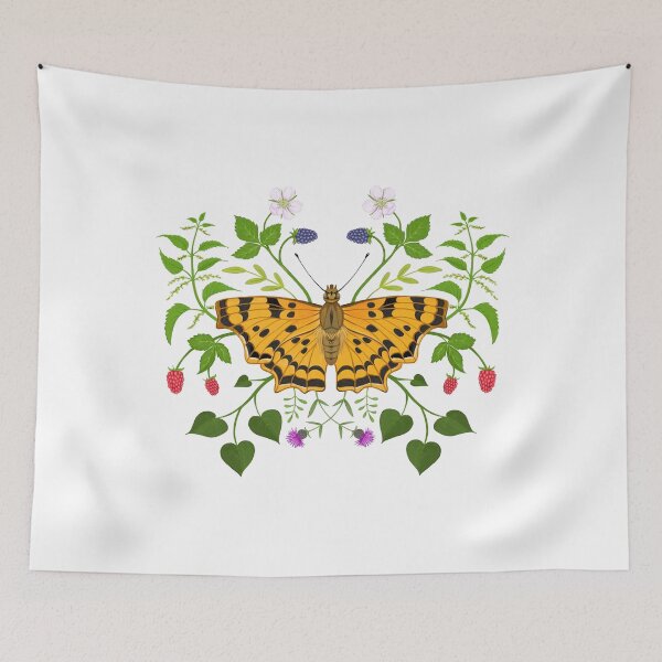 Item preview, Butterfly with berries designed and sold by Petra Holikova.