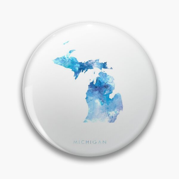 Item preview, Michigan Map designed and sold by MonnPrint.