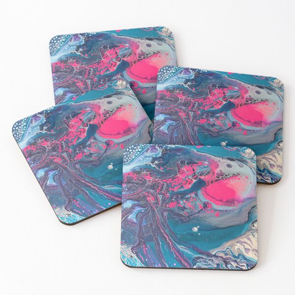 Item preview,  Abstract art fluid art pouring designed and sold by MontekkiArt.