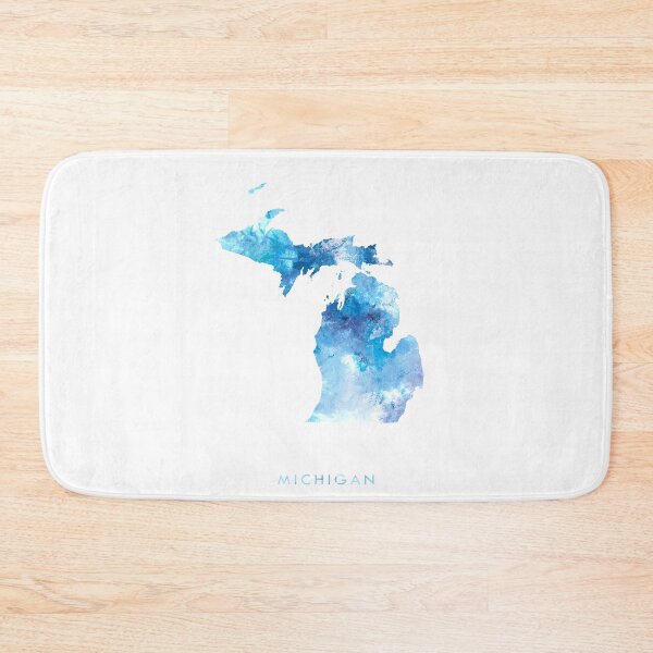 Item preview, Michigan Map designed and sold by MonnPrint.