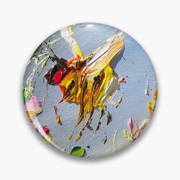 Item preview, Abstract bees bright and colorful designed and sold by AndrewAlanArt.