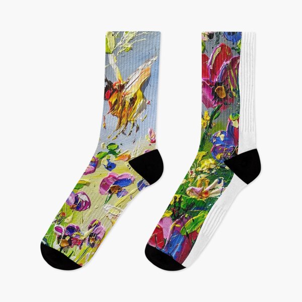 Item preview, Abstract bees bright and colorful designed and sold by AndrewAlanArt.