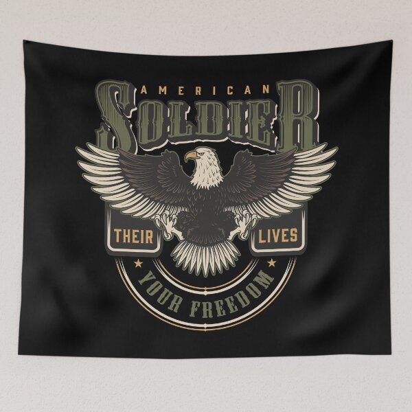 Item preview, American Soldier Their Lives Your Freedom designed and sold by Vector Scout Lab.