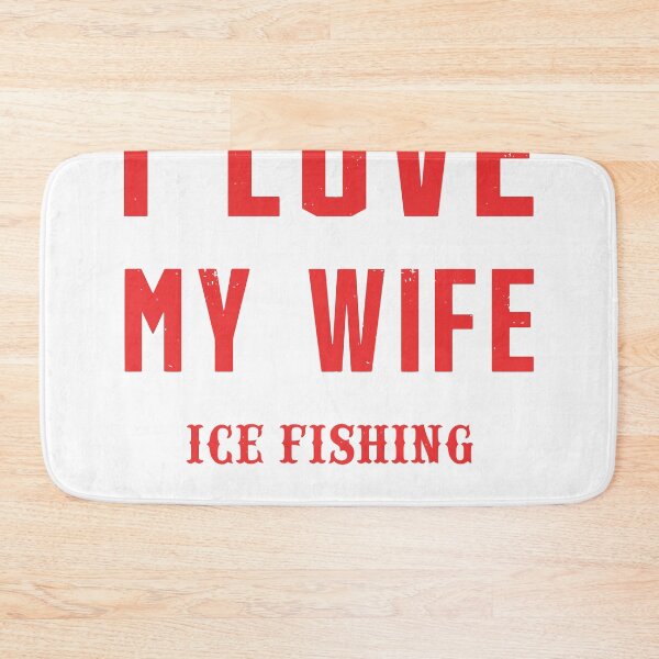 Item preview, Love Ice Fishing Gift design Novelty Ice Fishing Tee designed and sold by Lisbob.