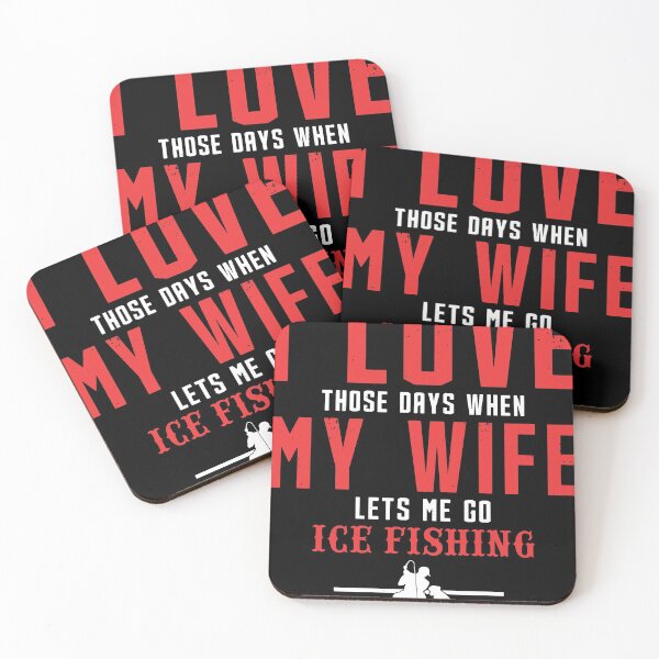 Item preview, Love Ice Fishing Gift design Novelty Ice Fishing Tee designed and sold by Lisbob.