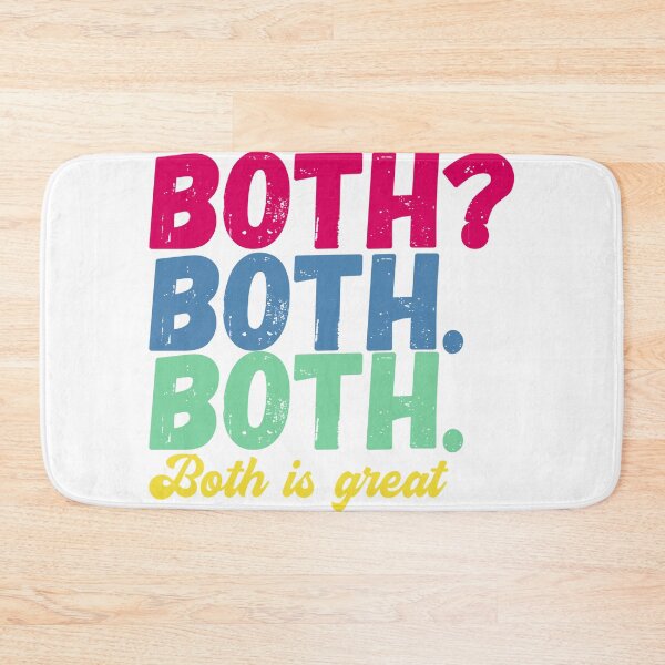 Item preview, Both Bisexual Tee, Bisexual Pride print, Equality graphic designed and sold by Lisbob.