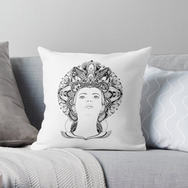 A Head Full of Dreams Throw Pillow