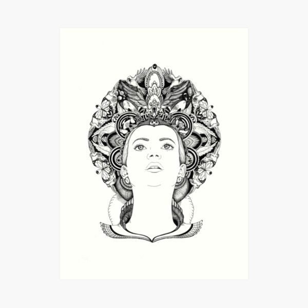A Head Full of Dreams Art Print