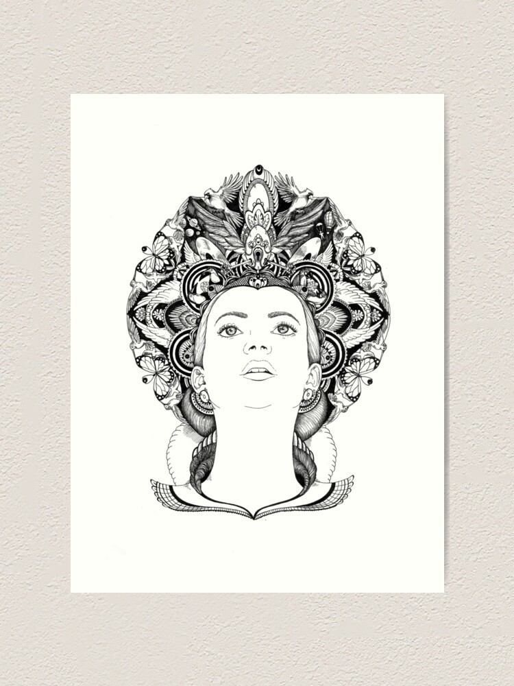 Alternate view of A Head Full of Dreams Art Print