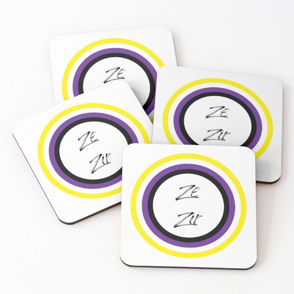 Item preview, Non Binary Pronouns - Ze/Zir designed and sold by TheLexyHeart.