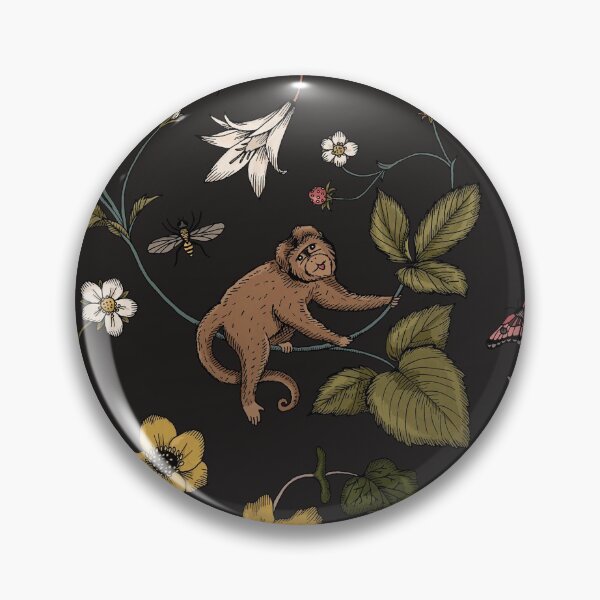 Item preview, Monkeys in the Mist - black designed and sold by Petra Holikova.