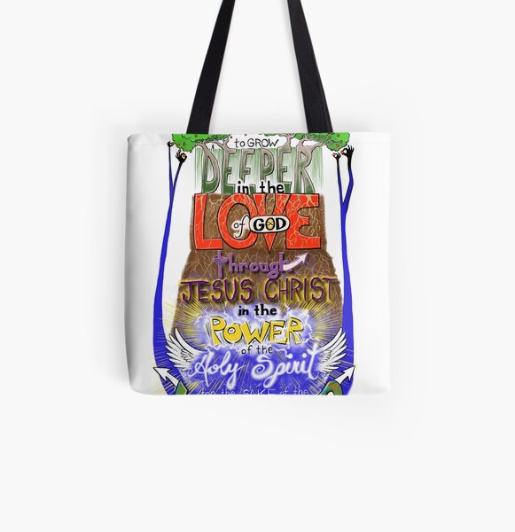 To Grow Deeper All Over Print Tote Bag