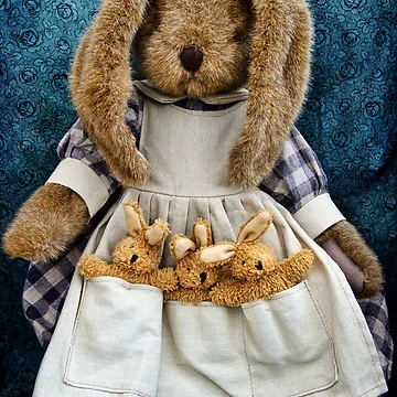 Artwork thumbnail, Mama Rabbit  by Dorset Girl