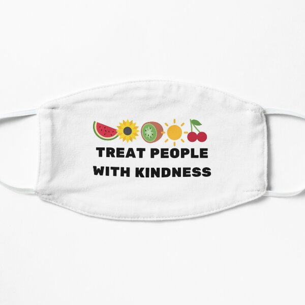 Harry Styles Treat people with kindness Flat Mask