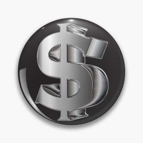 Item preview, Dollarsign in 3D silver designed and sold by Robert Elfferich.