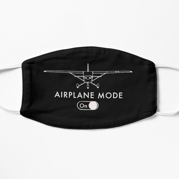 Airplane Mode Pilot Gift Flat Mask