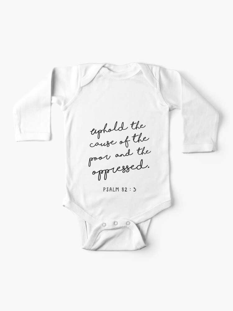 Psalm 3 Baby One Piece By Revivinghope Redbubble Psalm 3 Baby One Piece By Revivinghope Redbubble