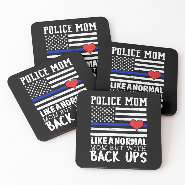 Item preview, Damen Police Mom Like A Normal Mom For Thin Blue Line Cops product designed and sold by AYDreamers.