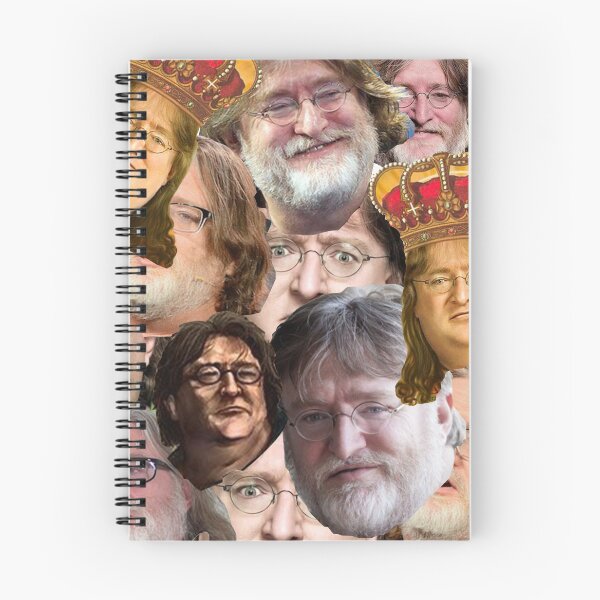Item preview, Gabe newell face collage designed and sold by Collagio Meme.