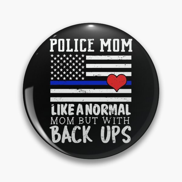 Item preview, Damen Police Mom Like A Normal Mom For Thin Blue Line Cops product designed and sold by AYDreamers.