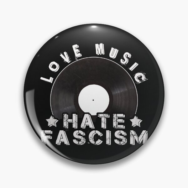 Item preview, Love Music, Hate Fascism, Against Racism Gift designed and sold by Kuma518.