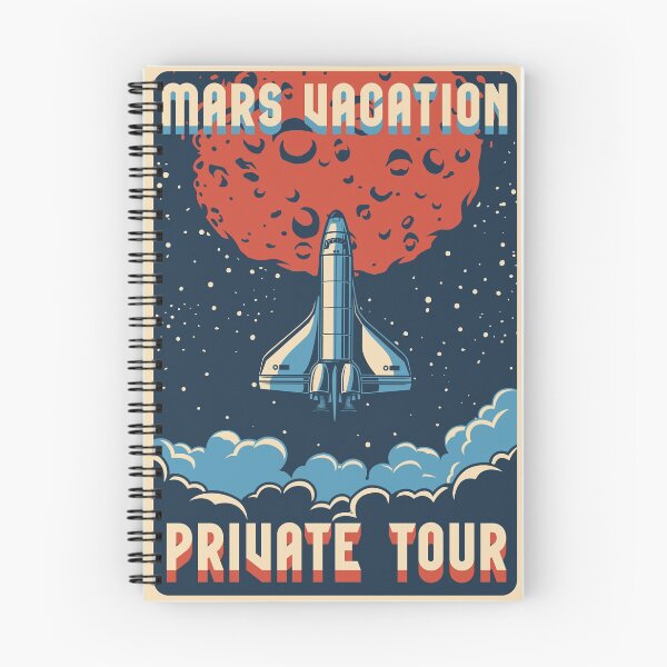Item preview, Mars Vacation Private Tour Vintage Space Exploration designed and sold by Vector Scout Lab.