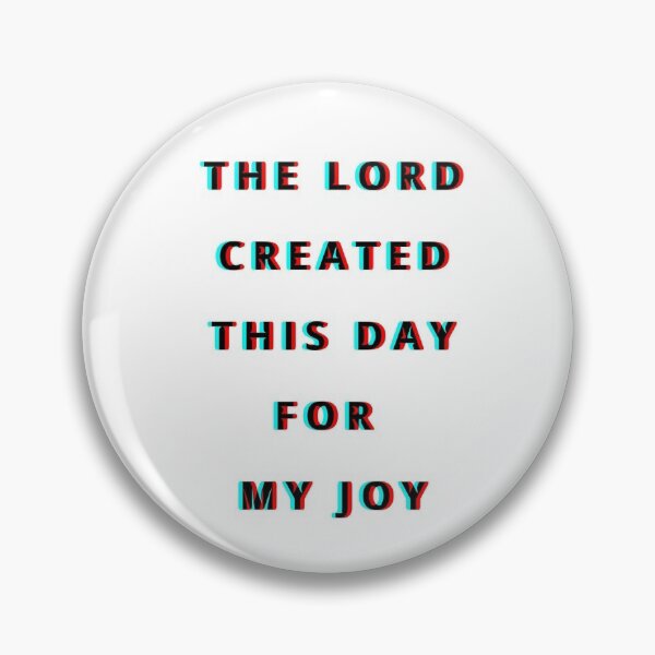 Artikelvorschau, *The Lord created this day* entworfen und verkauft von Berezabella.