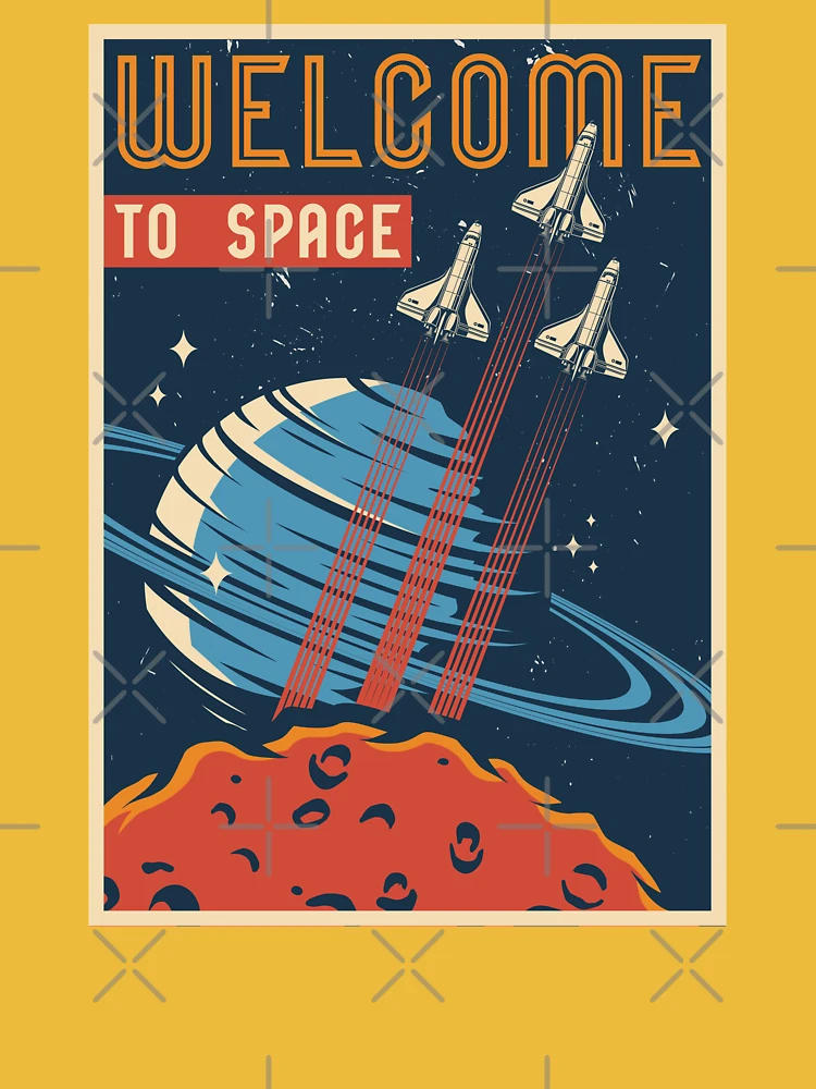 Welcome To Space Vintage Space Exploration | Essential T-Shirt