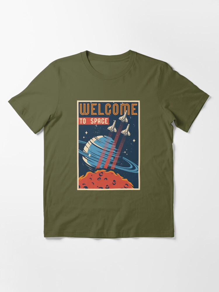 Welcome To Space Vintage Space Exploration | Essential T-Shirt