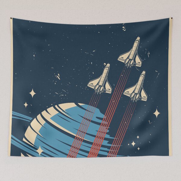 Item preview, Welcome To Space Vintage Space Exploration designed and sold by Vector Scout Lab.