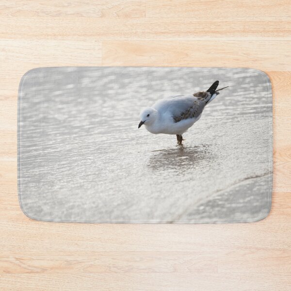 Item preview, Seagull in the Seawater on the Seashore designed and sold by imaginethis.