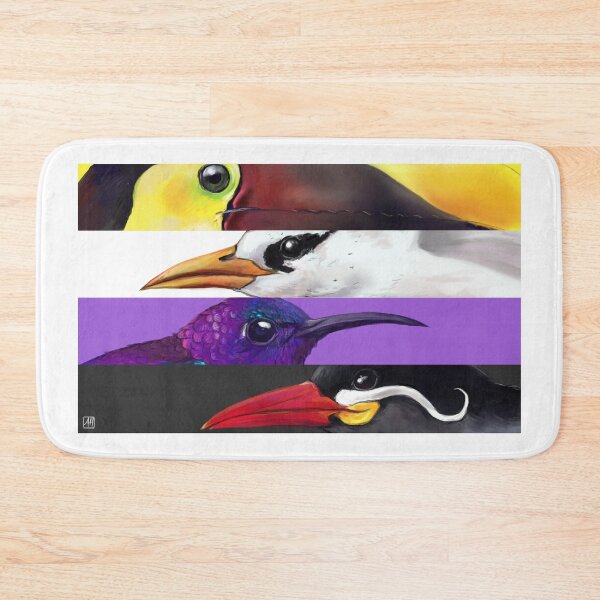 Item preview, Non-Binary Pride Birds designed and sold by Haliaeetus.