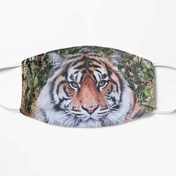 Wild Tiger by Sue Trickey and Joanne Dutton Flat Mask