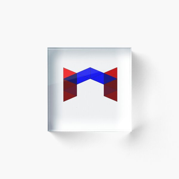 Item preview, M letter Triangles design designed and sold by Markos Bahgat.