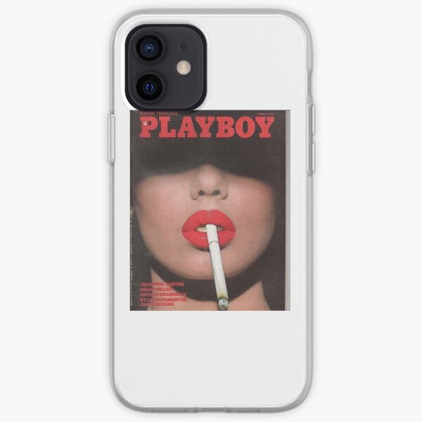 Playboy cover red vintage iPhone Soft Case