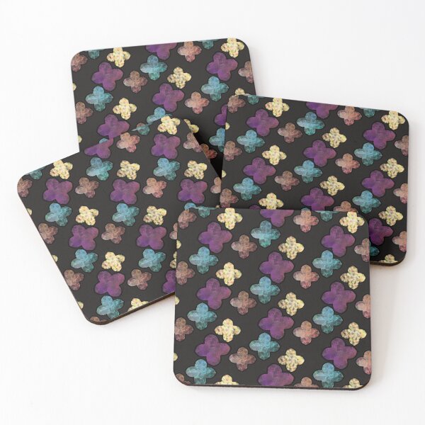 Item preview, Inky Floral Pattern On Black Background. designed and sold by Zilpa’s Prints.