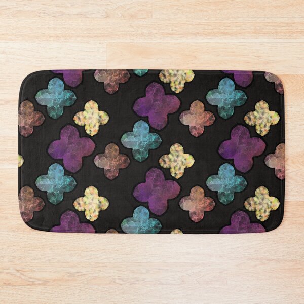Item preview, Inky Floral Pattern On Black Background. designed and sold by Zilpa’s Prints.