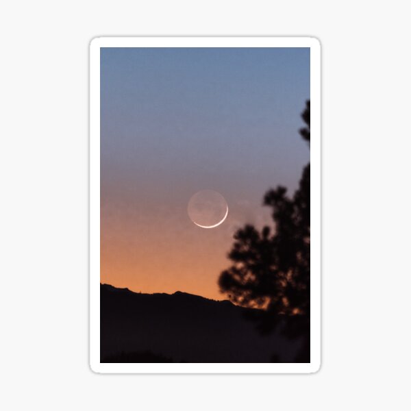 La Lune | Nature and Landscape Photography Sticker